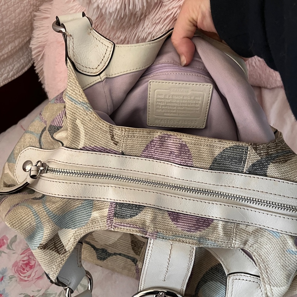 Coach Beige and Brown Women's Bag - Picture 7 of 12